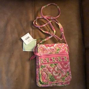 New Vera Bradley Mini Hipster Pedal Pink